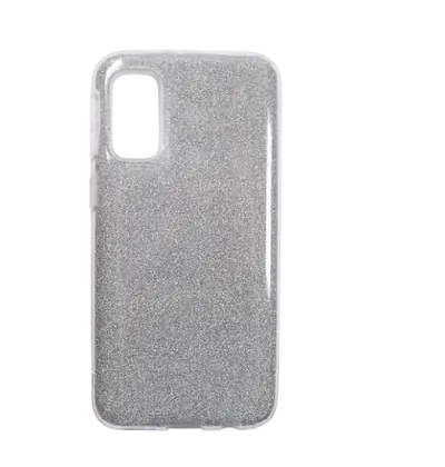 Zaštitna maska Xiaomi MM TPU Redmi Note 9T Glitter, srebrna