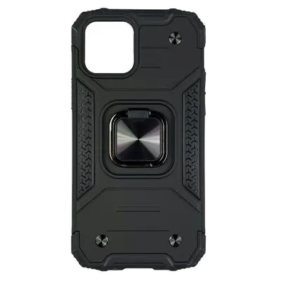MM TPU IPHONE 15 PLUS - ANTI-SHOCK WITH RING II CRNA