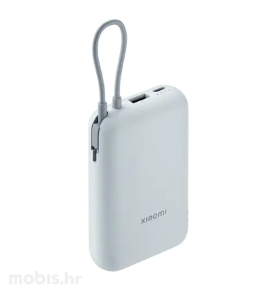 XIAOMI POWER BANK 10000MAH (INTEGRATED CABLE) ICE BLUE GL-PRIJENOSNA BATERIJA-1