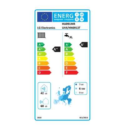 LG HU091MR.U44 - VANJSKA JEDINICA THERMA V SPLIT SNAGE 9KW + LG HN0913T.NK0 - KOMPAKTNA UNUTARNJA JEDINICA SA SPREMNIKOM PTV-A-1