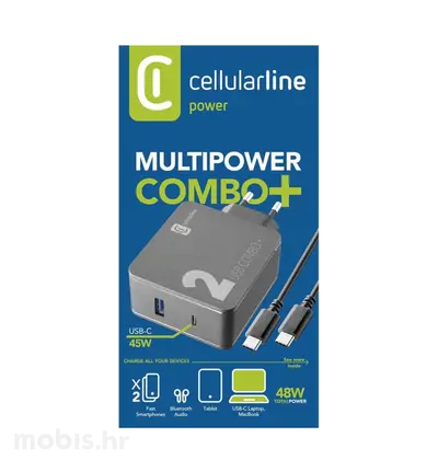 CL. KUĆNI PUNJAČ MP USB/USB-C I KABEL C-2