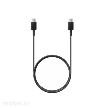 SAMSUNG KABEL USB TYPE-C-TYPE-C: CRNI