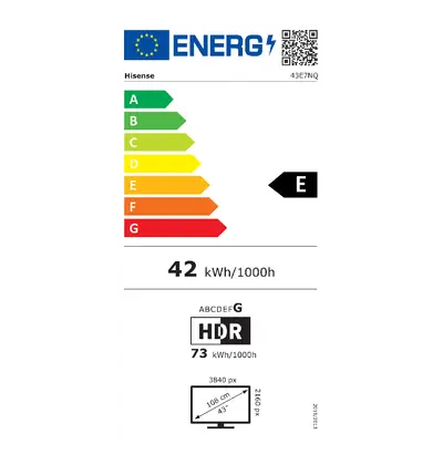 HISENSE 43E7NQ UHD (QUANTUM DOT)-1