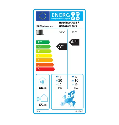 LG HU161MA.U33 VANJSKA JEDINICA THERMA V SPLIT SNAGE 16KW + LG HN1616M.NK5 - UNUTARNJA JEDINICA THERMA V SPLIT KAPACITETA DO 16K-1