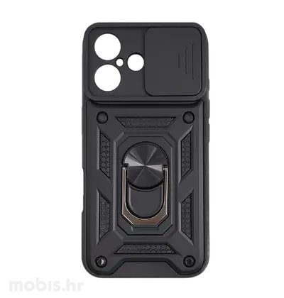 MaxMobile TPU iPhone 16 Anti-Shock s Prstenom crna
