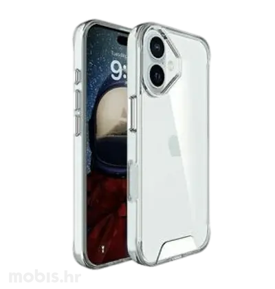 MaxMobile TPU iPhone 16 Drop Proof Light prozirna