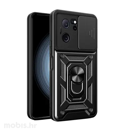 MaxMobile TPU Xiaomi 14T Anti-Shock s Prstenom crna