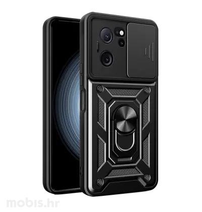 MaxMobile TPU Xiaomi 14T Pro Anti-Shock s Prstenom crna