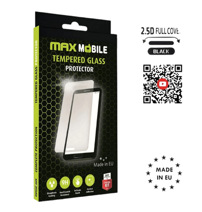 Zaštitno staklo MaxMobile za iPhone 14 /13/13 Pro Diamond 2.5D Full Cover, crno