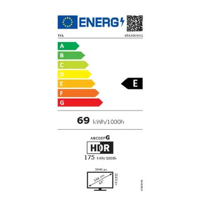 TCL NXTVISION TV 65" 65A300W, Google televizor-1