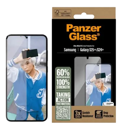 Zaštitno staklo PanzerGlass Ultra Wide Fit Privacy za Samsung Galaxy S25+/S24+
