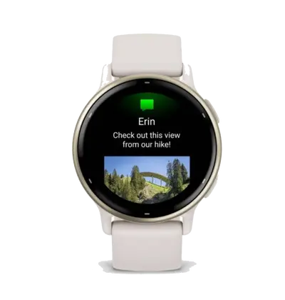 Garmin Vivoactive 5 krem zlatna, pametni sat 