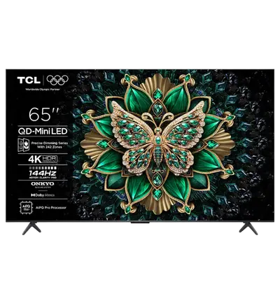 Televizor TCL 65" 65C6K 4K, QD-MINI LED, Google TV, 144HZ