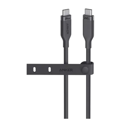 Kabel Anker USB-C to USB-C Cable (3 ft, 240W, 20 Gbps, Bio-Based), crni