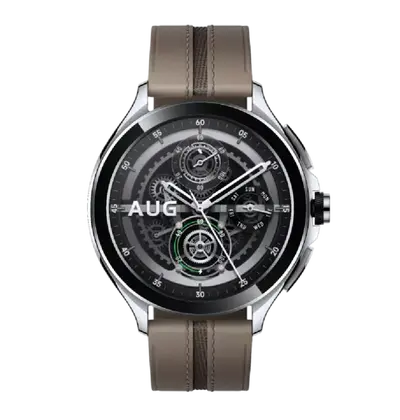 Pametni sat Xiaomi Watch 2 Pro 4G LTE Silver Case with Brown Leather Strap