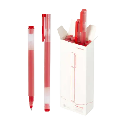 Kemijske olovke Xiaomi  High-capacity Gel Pen (10 kom), crvene