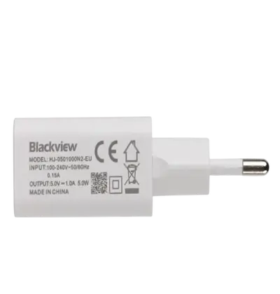 Punjač Blackview BLVPUNJ03, 5W, USB-A za Tab 50 WiFi, Tab 50 Kids, Tab 3 Kids, Tab A5 Kids, bijeli