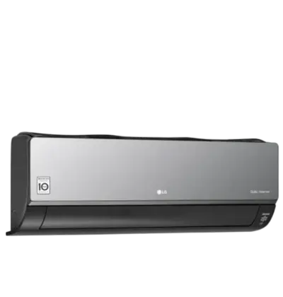 Klima uređaj LG Artcool Mirror 6,6/7,5 KW (AC24BK.NSK / AC24BK.U24), unutarnja i vanjska jedinica, crna-1