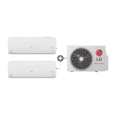 Klima uređaj LG RMN09.NSJ 2,6/2.8KW (2 KOM.) + RMN12.NSJ 3,6/4.0 KW Unutarnja ThinQ, WI-FI, DUAL inverter + RM3U19.U24 Vanjska Trial-2