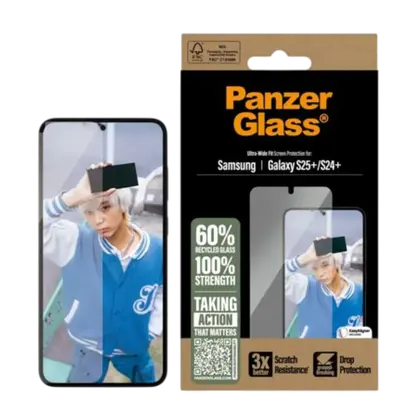 Zaštitno staklo PanzerGlass za Samsung Galaxy S25+/S24+ Ultra Wide Fit