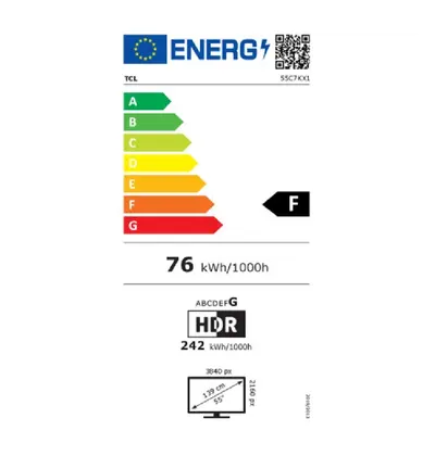 Televizor TCL Mini Led 55" 55C7K, Google TV-5