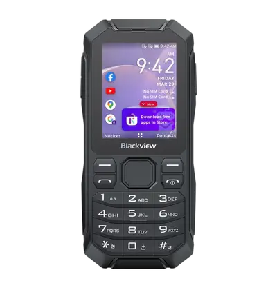 Mobitel Blackview N1000 1/4GB, crni + stalak za punjenje