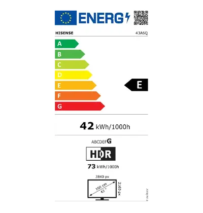 Televizor Hisense 43A6Q UHD 4K-3