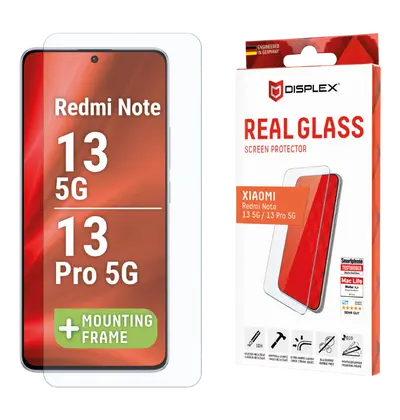 Zaštitno staklo DISPLEX Real Glass 2D za Xiaomi Redmi Note 13 5G/13 PRO 5G (01946)