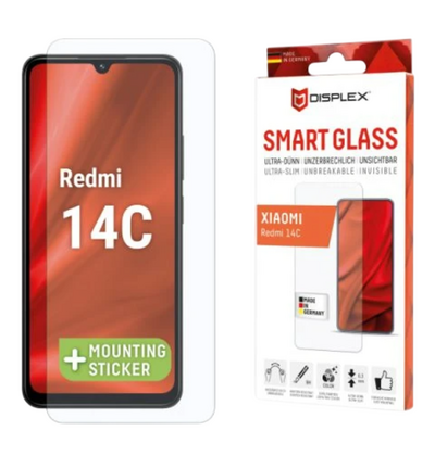 Zastitno staklo Displex Smart Glass 2d za Xiaomi Redmi 14c (02043)