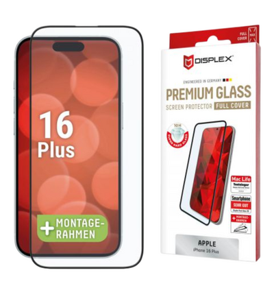 Zaštitno staklo Displex Premium Glass Full Cover za iPhone 16 Plus (02015)