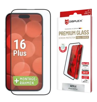 Zaštitno staklo Displex Premium Glass Full Cover za iPhone 16 Plus (02015)