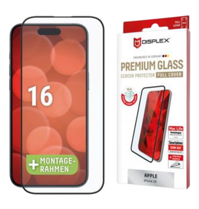 Zaštitno staklo Displex Premium Glass Full Cover za iPhone 16 (02014)