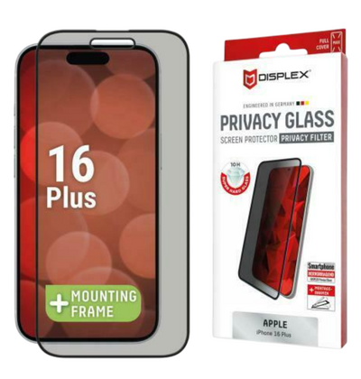 Zaštitno staklo Displex Privacy Glass Full Cover za iPhone 16 Plus (02017)
