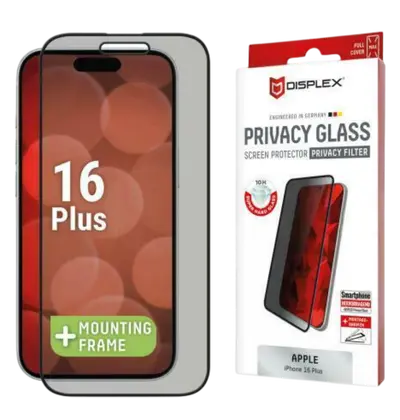 Zaštitno staklo Displex Privacy Glass Full Cover za iPhone 16 Plus (02017)