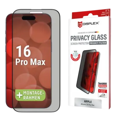 Zaštitno staklo Displex Privacy Glass Full Cover za iPhone 16 Pro Max (02000)