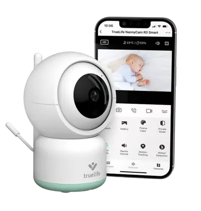 Digitalni video monitor za bebe TrueLife NannyCam R3 Smart