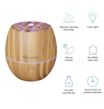 Ovlaživač zraka TrueLife AIR Diffuser D3 Light, svjetlo smeđi-1