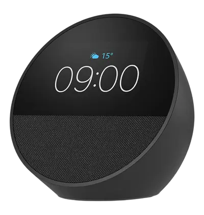 Pametni zvučnik Amazon Echo Spot, (2024), 2,83", WIiFi, BT, crni