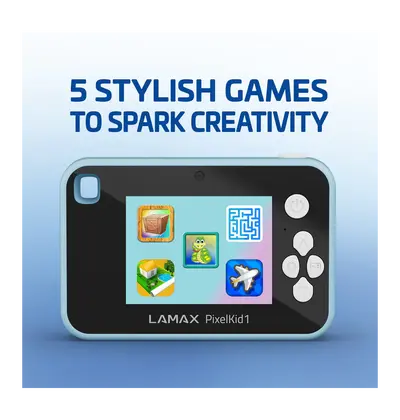 Dječji fotoaparat Lamax PixelKid1, plavi-2