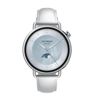 Pametni sat Xiaomi Watch S4 41mm Leather Strap, bijeli-1