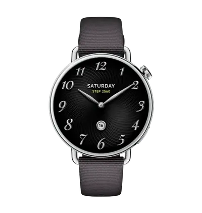 Pametni sat Xiaomi Watch S4 41mm Fluororubber Strap, crni-1
