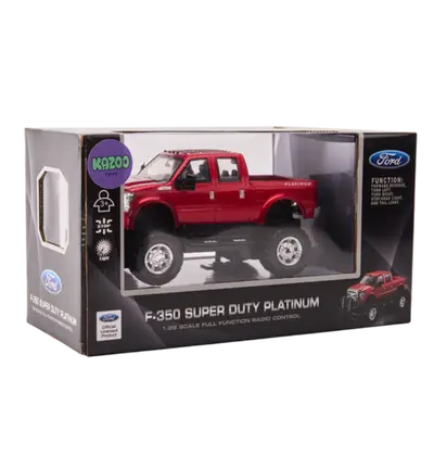 Igračka auto na daljinsko upravljanje Kazoo 866-2806, Ford F350, 1:28, crveni