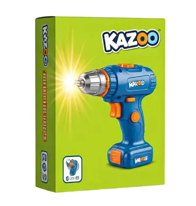 Igračka bušilica sa svjetlosnim efektima Kazoo T002