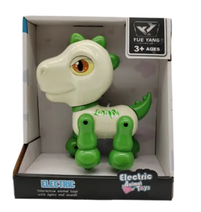 Igračka robot interaktivni Dinosaur KAZOO YSD03, zeleni