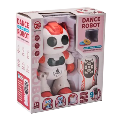 Igračka robot interaktivni Kazoo 606-30, plesni, bacanje diskova, daljinsko upravljanje