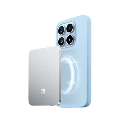 Prijenosna baterija Xiaomi Ultrathin Magnetic Power Bank 5000 15W, srebrna-3