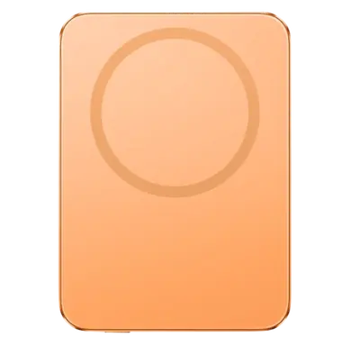 Prijenosna baterija Xiaomi Ultrathin Magnetic Power Bank 5000 15W GL, narančasta-2