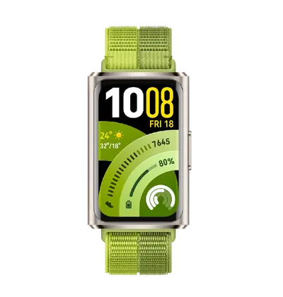Pametna narukvica Huawei Band 11 Pro, zelena - aluminijsko kućište