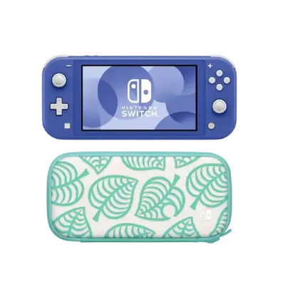 Nintendo Switch Lite Carrying Case & Screen Protector Animal Crossing New Horizons Edition