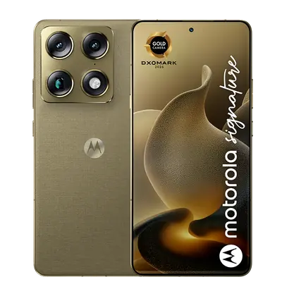 Mobitel Motorola Signature 16/512 Pantone Martini Olive Gold, zlatni